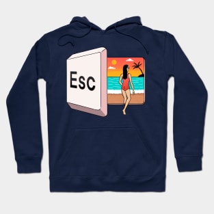 Escape to the beach Hoodie